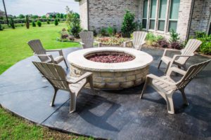 fireplace design for dallas dfw landscaping