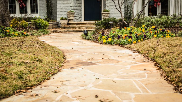 flagstone walkway in frisco