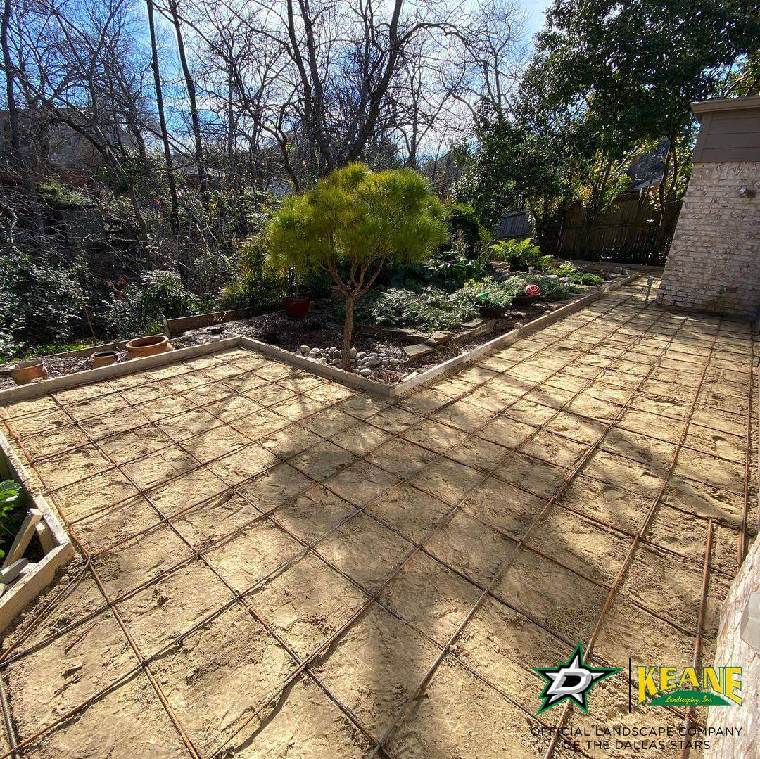 stamped-concrete-patio-installation-in-dallas-texas