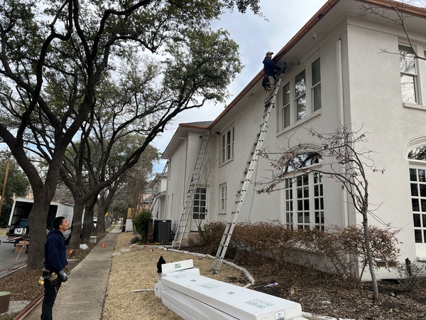 Copper Gutter Installation