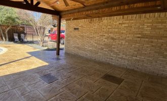 pool and patio