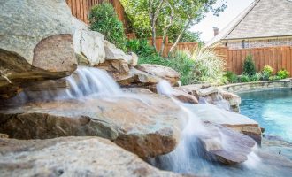 dallas backyard waterfalls ideas