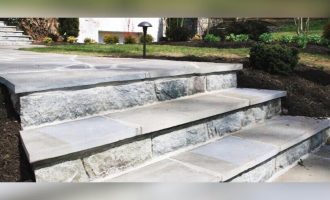 stairs and retaining walls