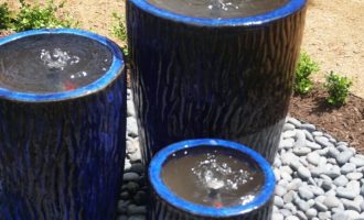 bubbling urns installation in dallas