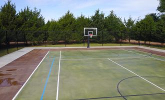 concrete athletic court