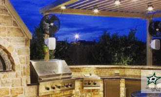 outdoor kitchen installation in dallas