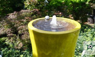 bubbling urns landscape water feature in dallas