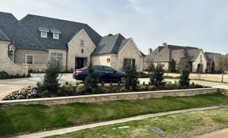 Keane Front And Backyard Landscape in Lucas