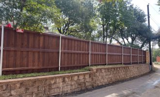 Paver Retaining Wall for a Residential Property