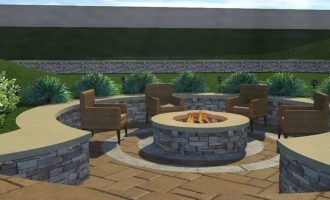 hardscaping-idea-retaining-wall-and-fire-pit