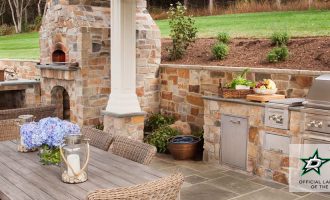 dallas outdoor kitchen and dining design