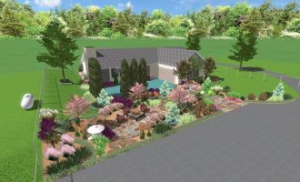 landscaping design by our professional designer