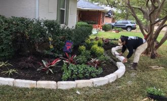 stone edging service dallas texas